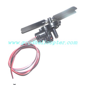 subotech-s902-s903 helicopter parts tail motor + tail motor deck + tail blade + tail light - Click Image to Close